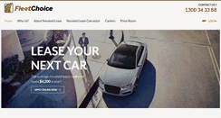 Desktop Screenshot of fleetchoice.com.au